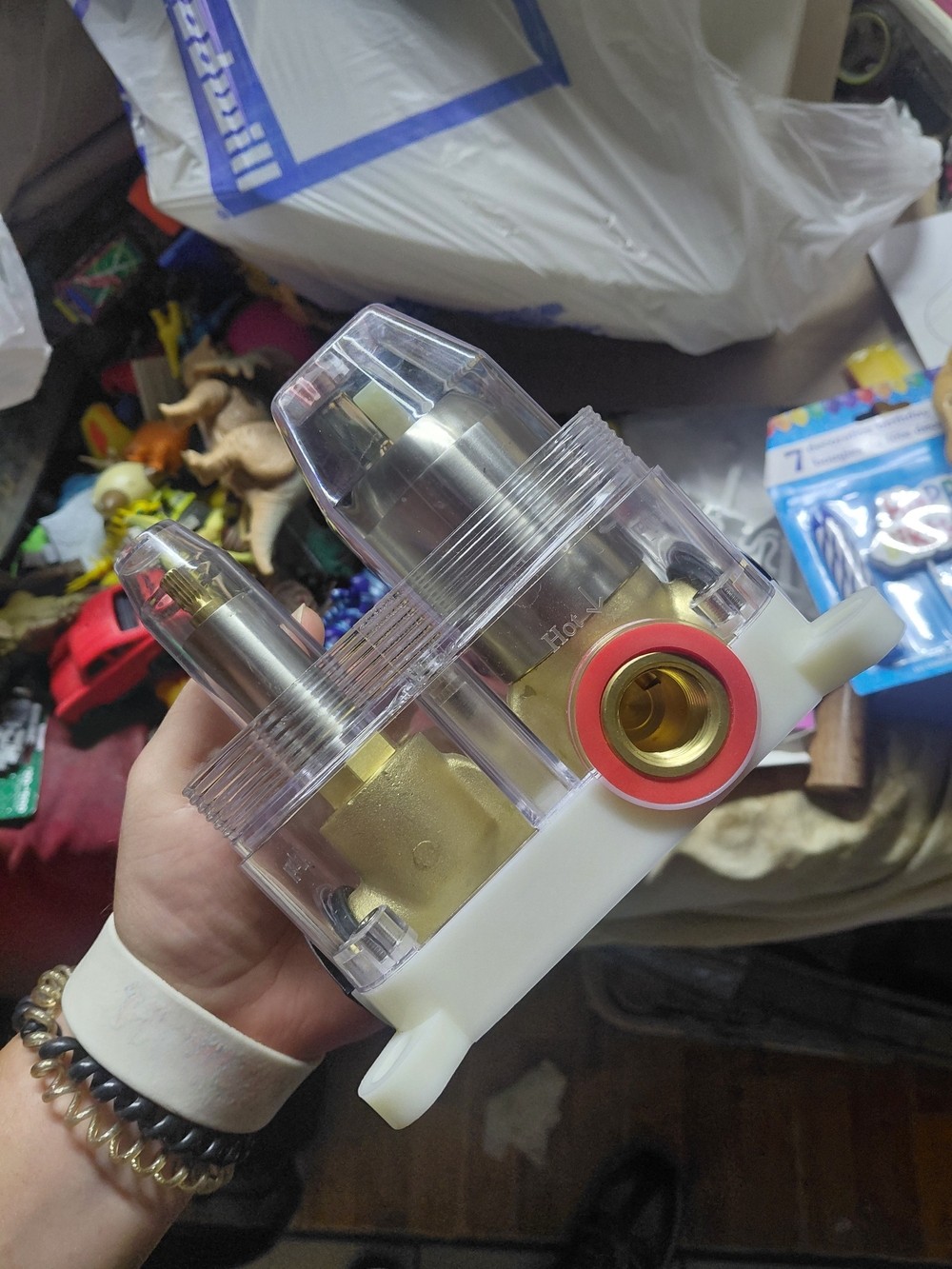 universal concealed rough-in shower mixing valve body